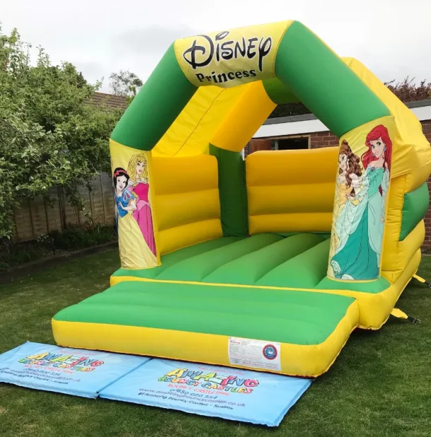 11ft X 15ft Princess Castle - Green And Yellow