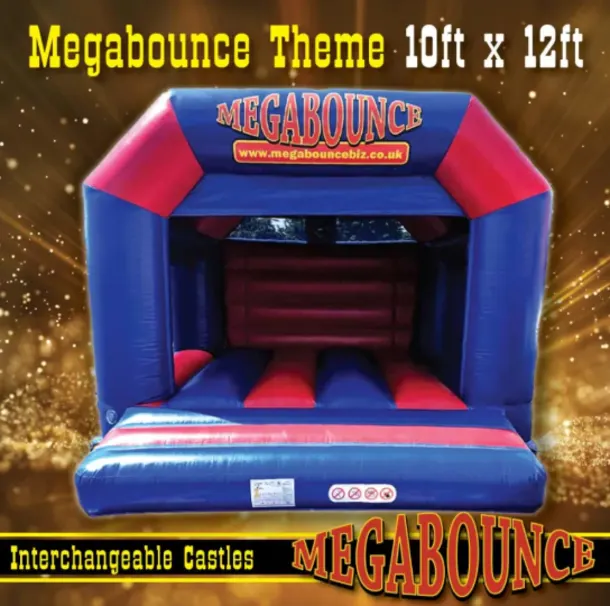 10ft X 12ft Megabounce Interchangeable Bouncy Castle