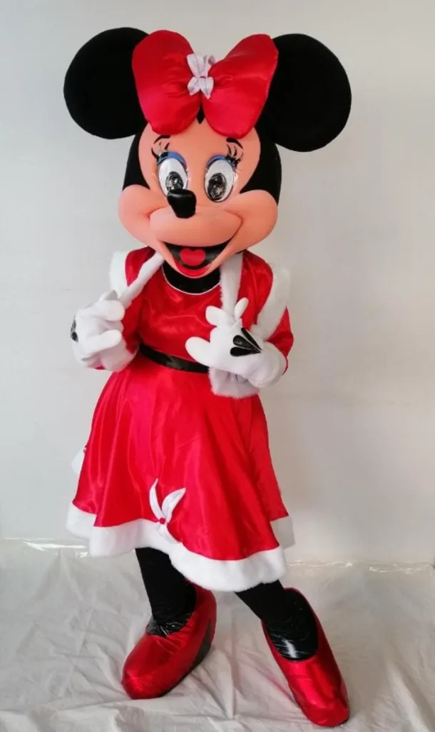 Minnie Mouse Christmas Mascot