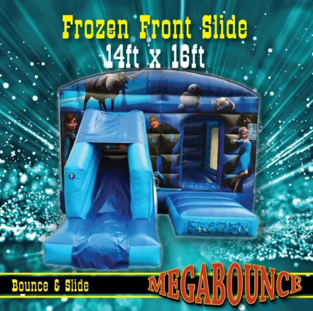 14ft X 16ft Frozen Bounce And Front Slide