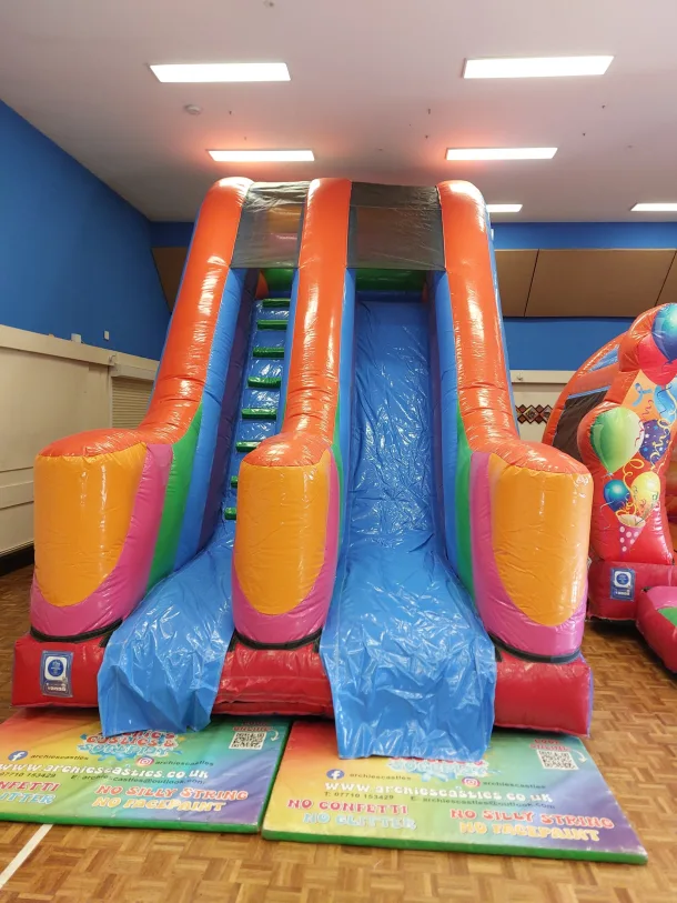 10ft Platform Multicoloured Slide