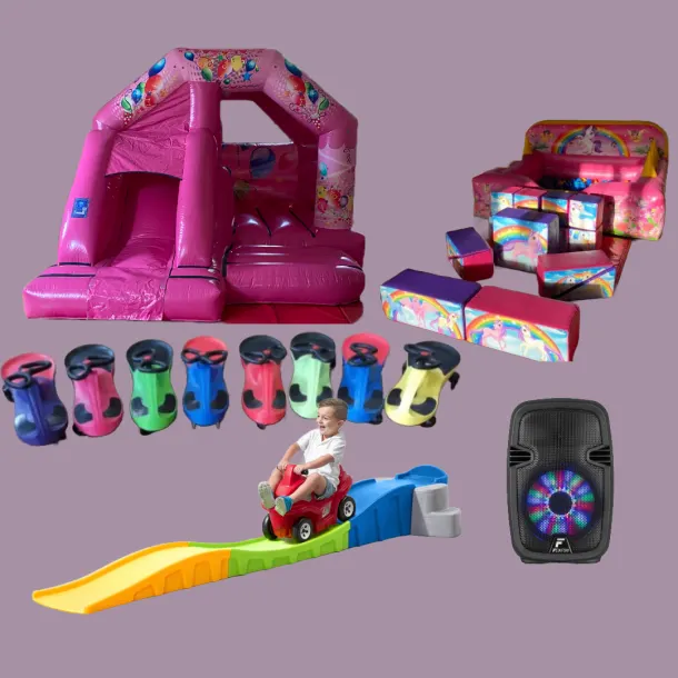 Pink Bounce N Slide Package