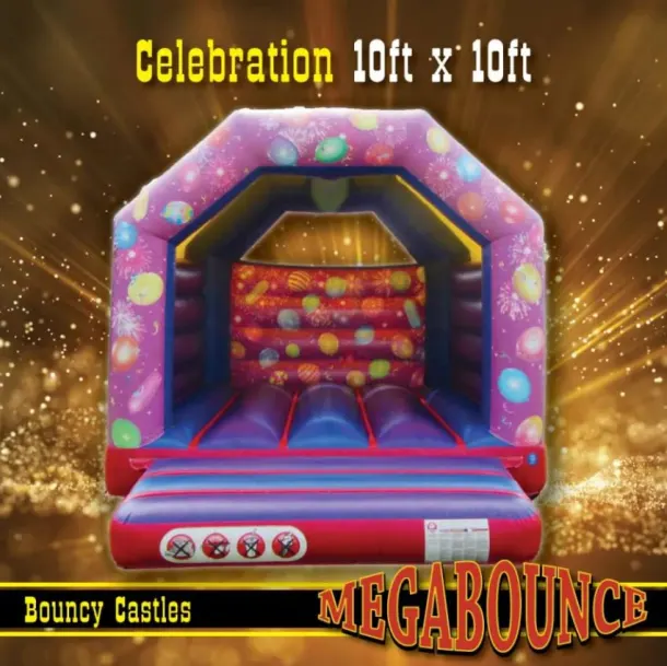 10ft X 10ft Celebration Bouncy Castle