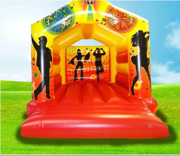 Adult Friendly 14 X 19 Bouncy Castle Red And Yellow