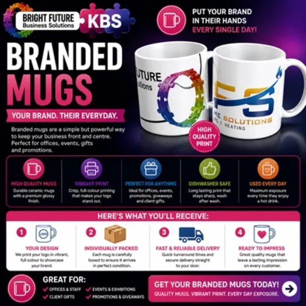 10 Oz Branded Mugs
