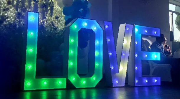 Love Letters Colour Chancing Led