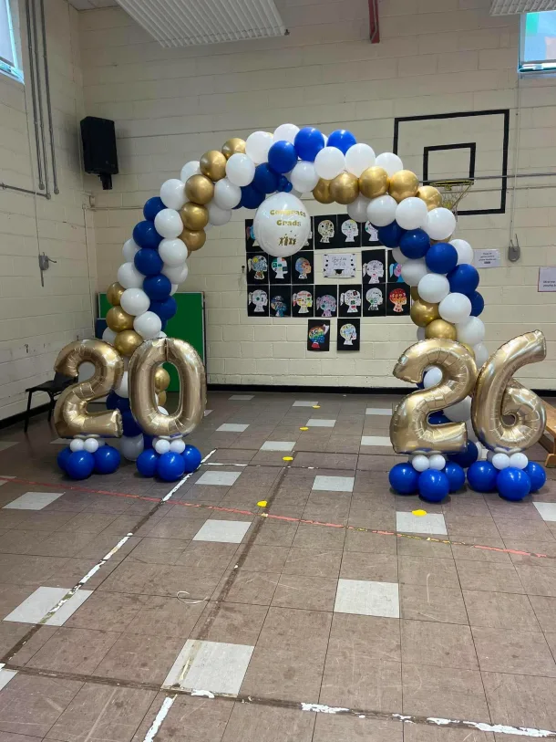 Blue White And Yellow With Numbers