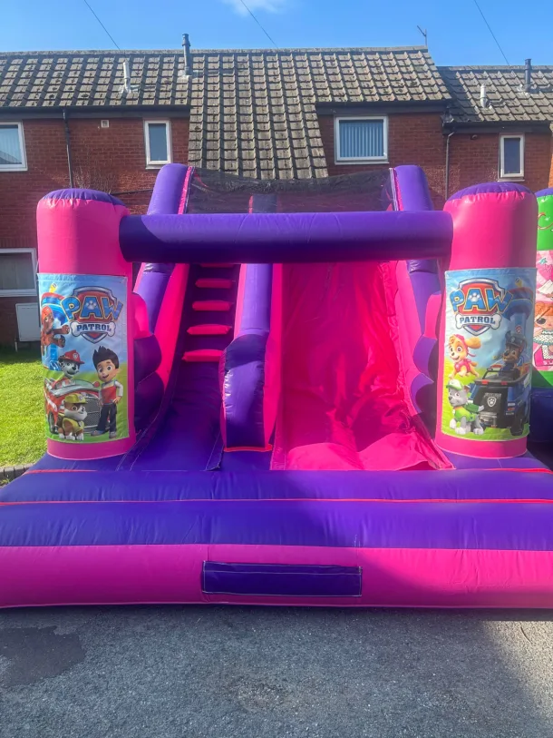 Pink And Purple 5ft 6 Platform Slide Paw Patrol