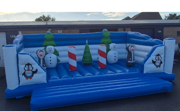 Winter Wonderland Snow Themed Bouncer