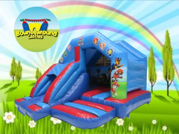 Paw Patrol Bounce And Slide Bouncy Castle