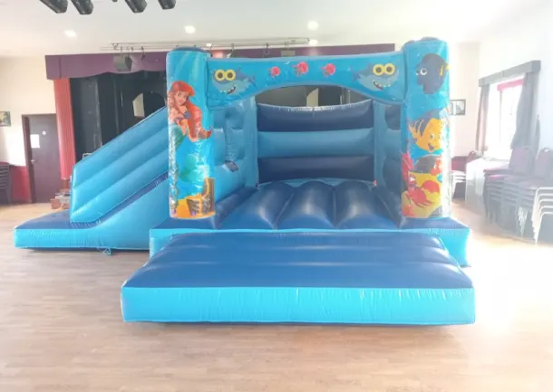 2z Blue Under The Sea Combo Bouncy Castle