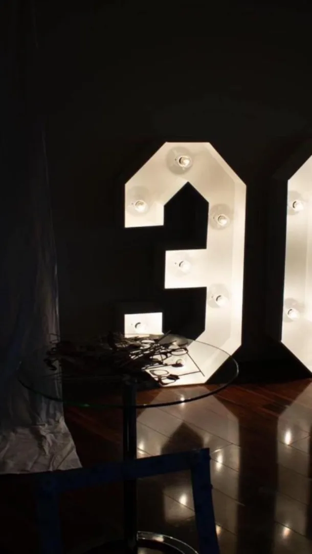 4ft Light Up Number - 3