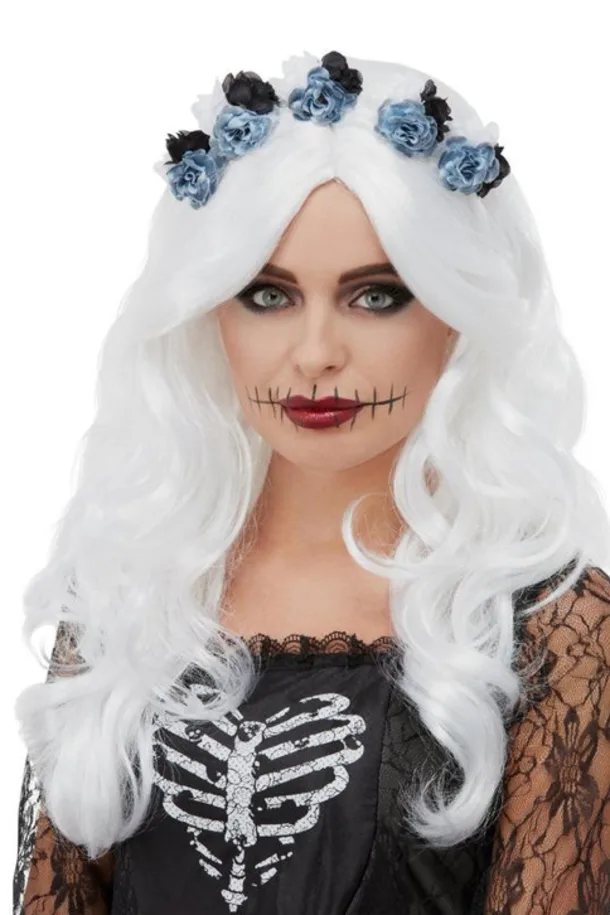 White Day Of The Dead Wig