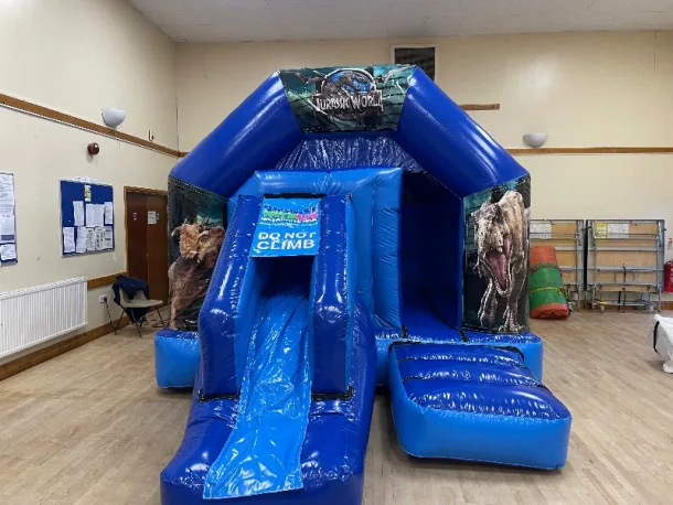 Blue Bounce-slide-dinosaurs