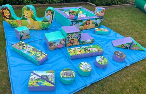 Pastel Jungle Soft Play