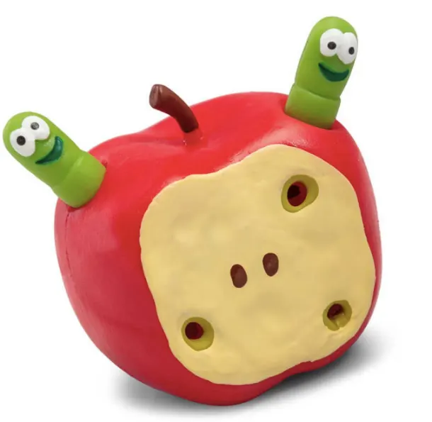 Stretchy Apple And Worm Squeeze