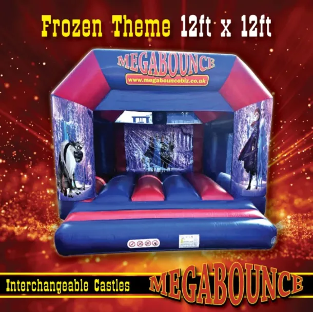 12ft X 12ft Frozen Interchangeable Bouncy Castle
