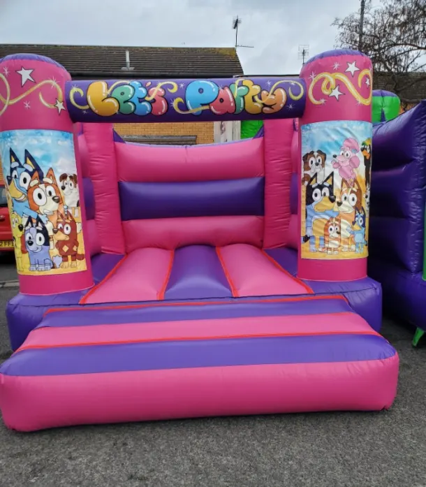 Bluey Theme Bouncy Castle