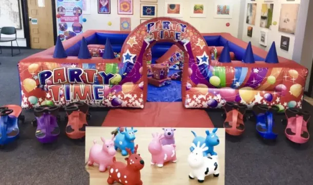 Party Time Deluxe Indoor Soft Play With Extras