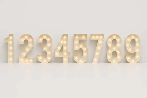 2 X Led Numbers