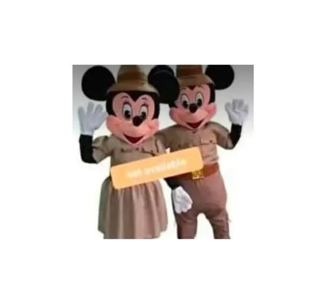 Minnie And Mickey Mascot Hire