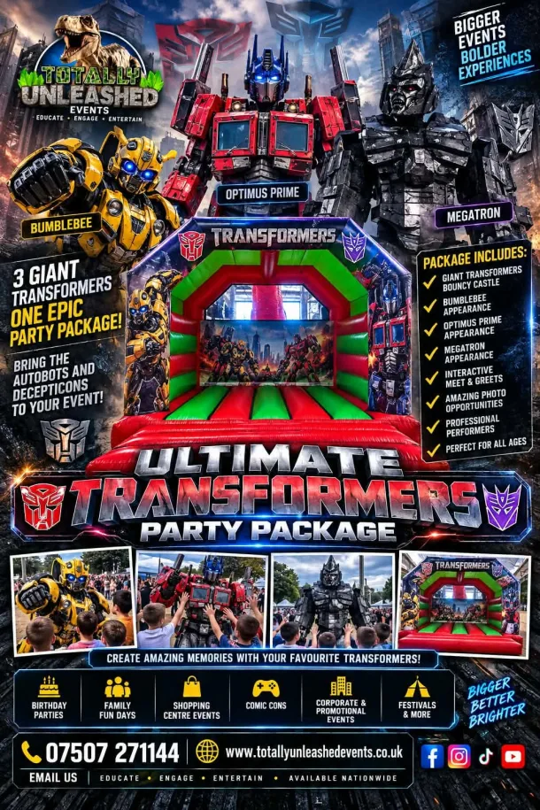 Ultimate Transformers Party Package