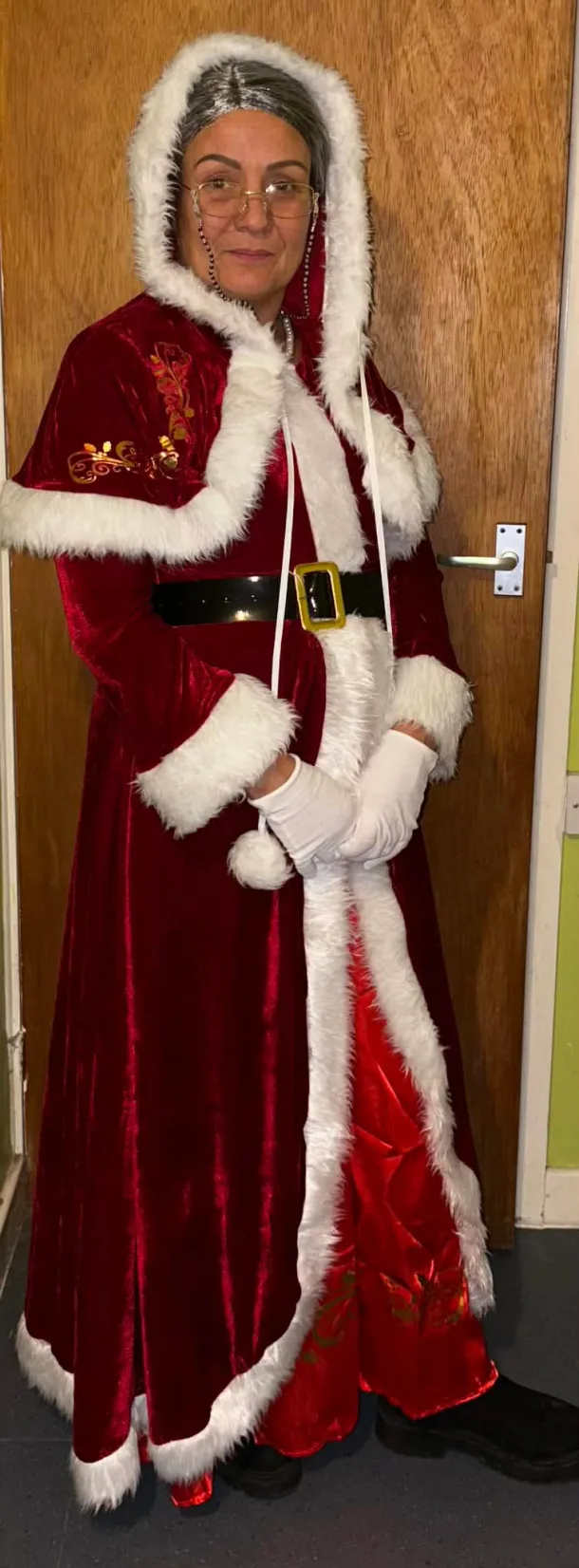 Mrs Claus Mascot
