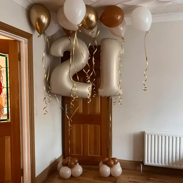 Number Balloon Display