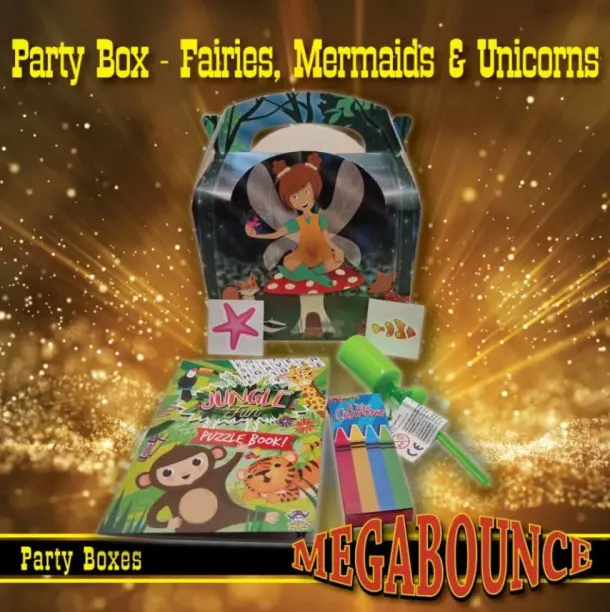 Party Boxes Fairies, Mermaids And Unicorn