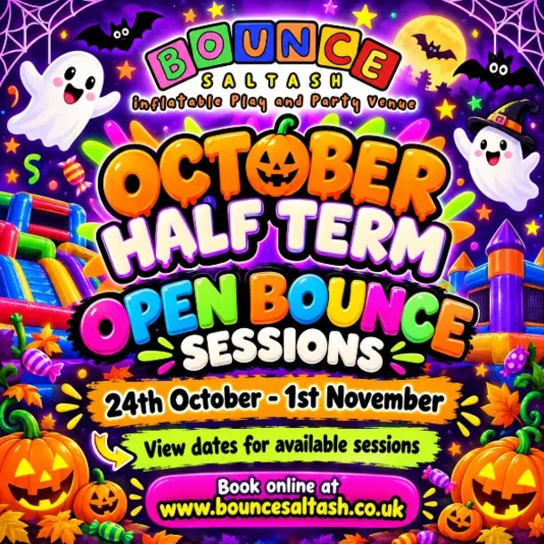 October Half Term Open Bounce - 24th Oct To 1st Nov