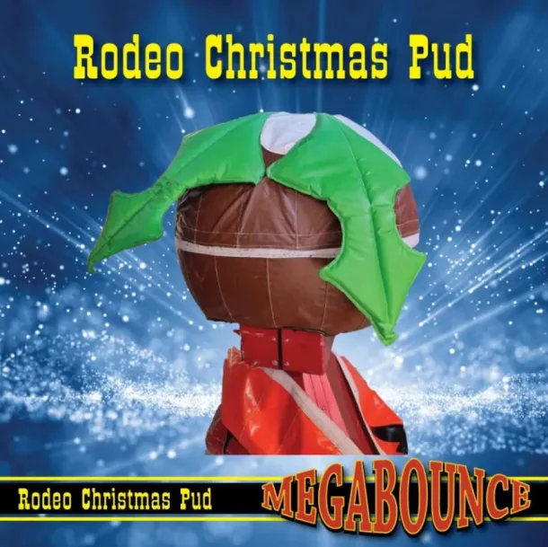 5pm - 11pm Time Slot Rodeo Bull Hire - Christmas Pud Skin