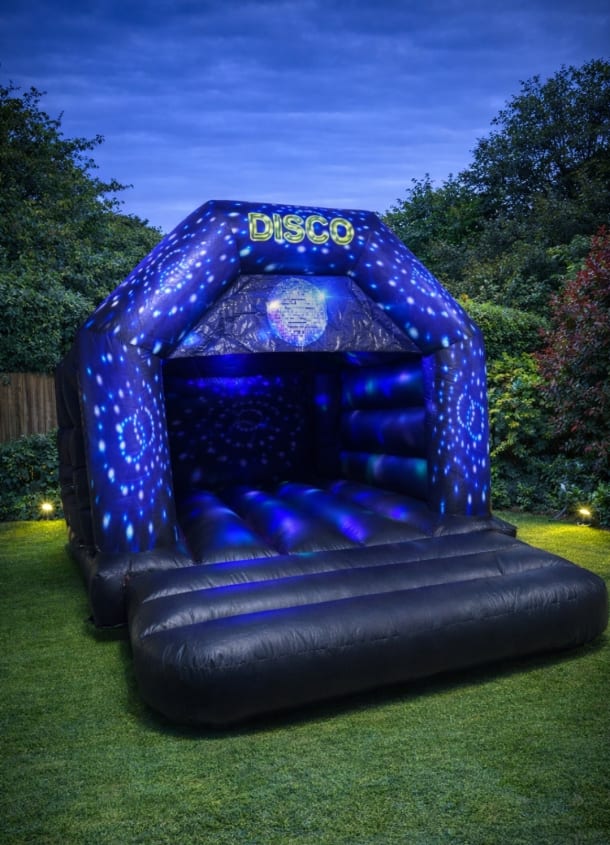 Blue Sparkles Disco Castle