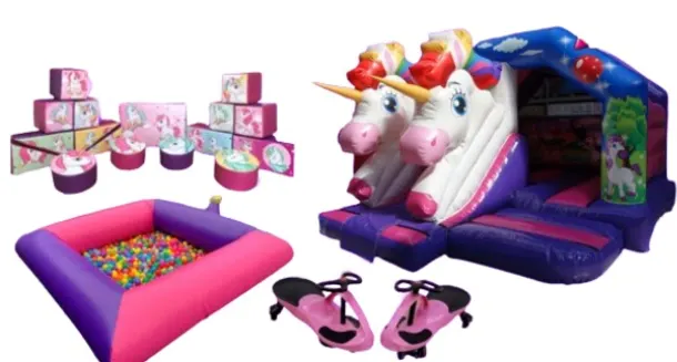 Unicorn Combi Party Package Indoor Premium