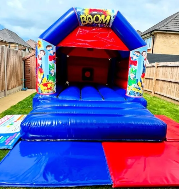 Party Time Disco Ready A Frame Bouncy Castle