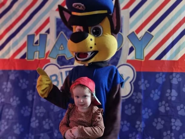 Chase Paw Patrol Mascot Hire 1 Hour