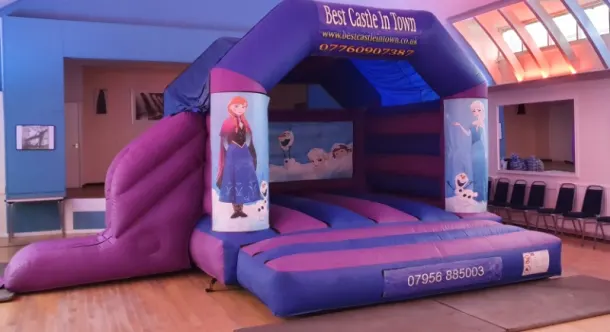 Frozen Bouncy Castle - Combo Slide