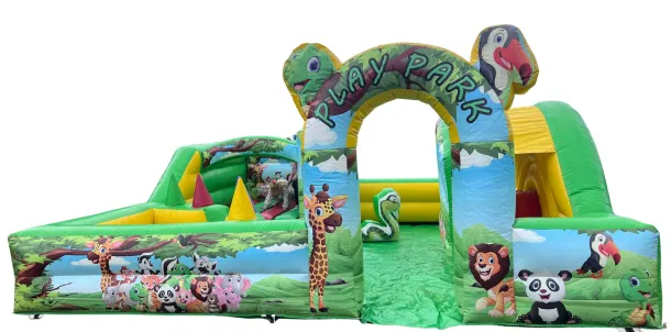 Jungle Toddler Play Zone With Jungle Soft Play Shapes