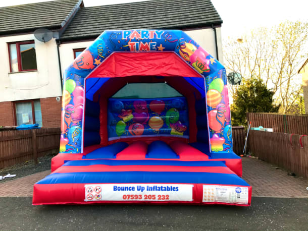 Red And Blue Party Time Castle