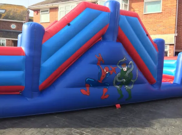 Spiderman Inflatable Slide