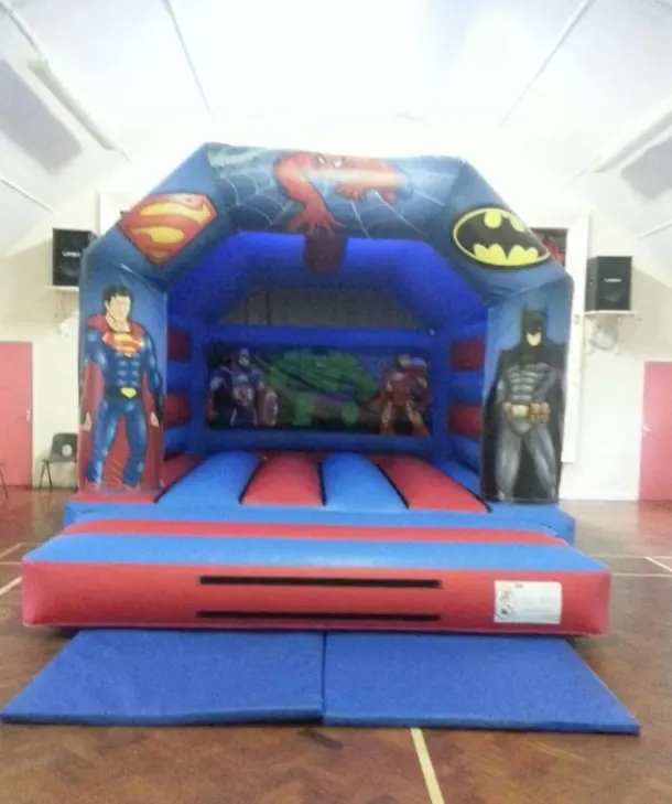 14ft X 16ft Superhero Party Bouncy Castle Hire