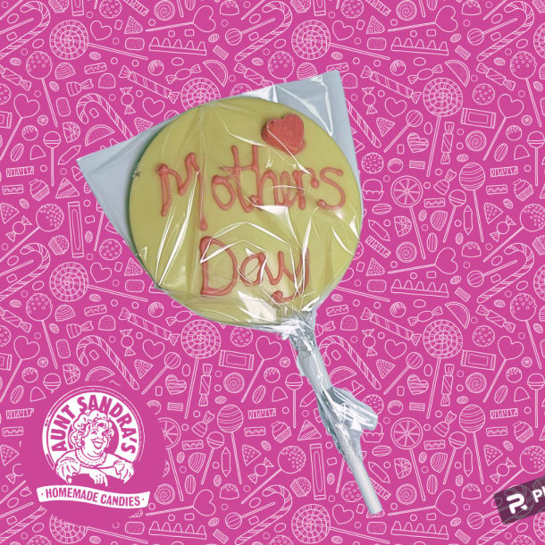 Mothers Day White Chocolate Lolly