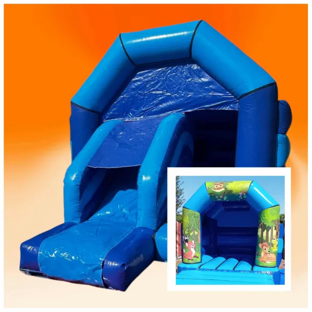 Woodland Animals Blue Front Slide