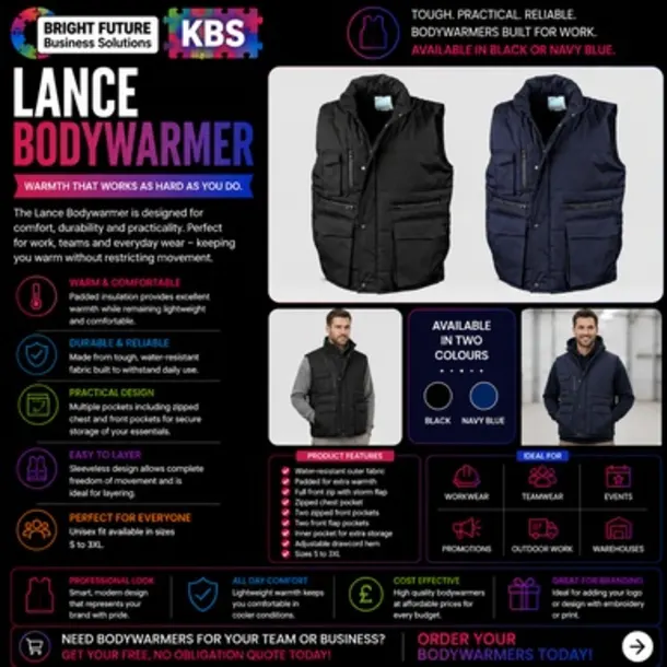 Lance Bodywarmer (result Work-guard)