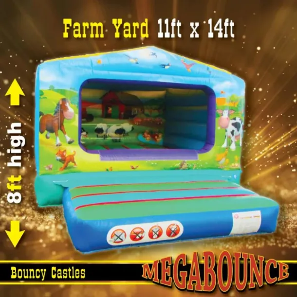 11ft X 14ft Farm Yard Bouncy Castle