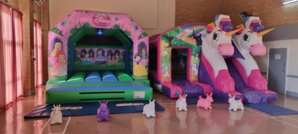 Unicorn Bouncy Castle Package A