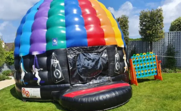 Large Disco Dome Bouncy Castle