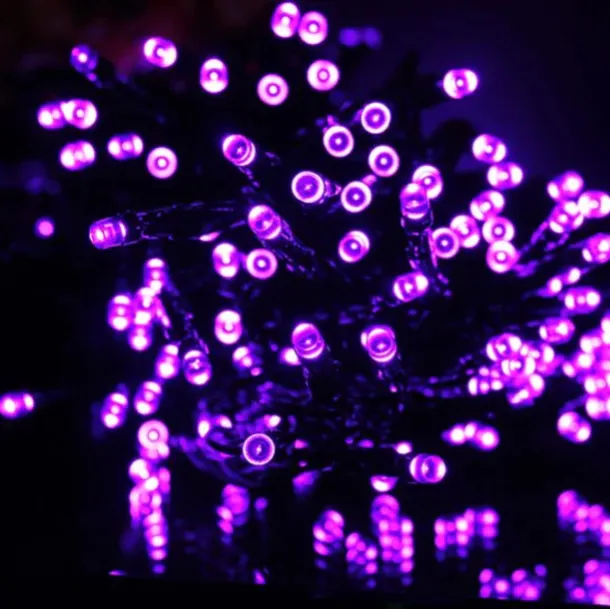 100 Led Purple Battery Lights - Requires 3 Aa Batteries