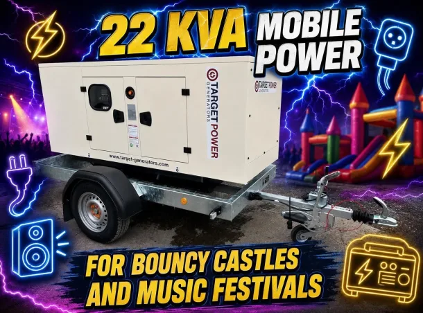 22kva Single Phase Mobile Generator