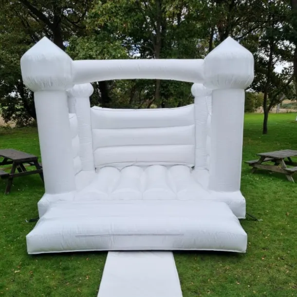 White 12ft X 12ft Bouncy Castle