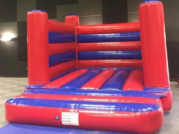 Adult Blue & Red Bouncy Castle